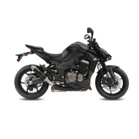 MIVV GP Black Slip-on Double Muffler Approved for KAWASAKI Z 1000/Z 1000 R Edition
