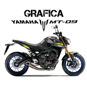IRIDEA DESIGN BRX-GRA-YAM-MT9-YE Motorcycle decals