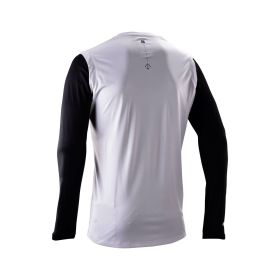 Maglia MTB LEATT Gravity 2.0 bianco traspirante maniche lunghe UPF 50