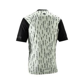 Maglia MTB LEATT Trail 3.0 bianco ventilazione X-Flow antibatterica riflettente