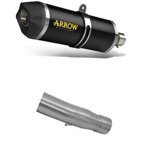 ARROW Race-Tech Slip-On Auspuff Dunkel Aluminium Carby Kappe Verbindung BMW C 650 Sport
