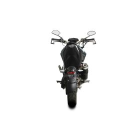 MIVV GP komplette schwarze Auspuffanlage für ZONTES zt 125 u
