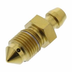 JMP M10x1 Bremsenentlüftungsschraube Gold Edelstahl