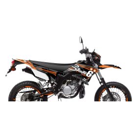 Stage6 Orange Deco Graphic Kit for Yamaha Dt 50