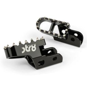 STR8 MX EVO CNC Schwarz Beifahrerfußrasten SHERCO 50