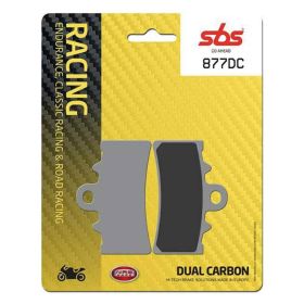 Plaquettes de frein de course paire SBS mélange carbone 877DC