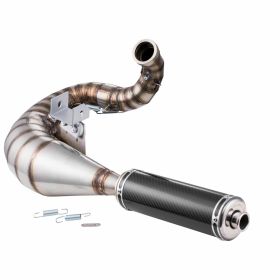 SIP Performance R2 Racing Exhaust in Stainless Steel with Carbon Silencer
