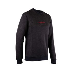 Maglione girocollo LEATT Tech Graphite grigio tessuto tecnico elasticizzato