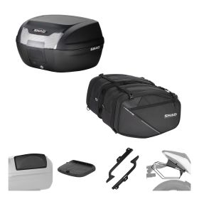 Kit complet SHAD SH40 noir et SL58 noir pour KTM Duke 125/200/390
