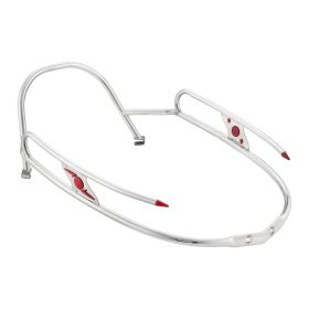 Perimetrali cofano PREMIUM QUALITAT Ulma cromato per Vespa 50-125/PV/ET3