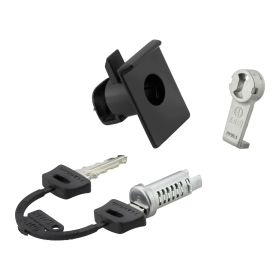 Serratura bauletto portaoggetti PREMIUM QUALITAT nero per Vespa PX80/200E