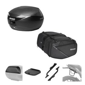 SHAD Complete kit SH39 carbon and SL58 black for KTM Duke 125/390