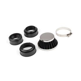 Str8 Kn Powerlifter Shorty 44-54mm Chromed Air Filter