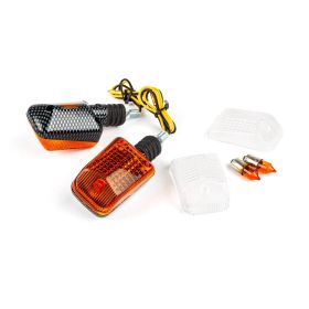 Frecce Str8 mini rectangle carbon look/arancio
