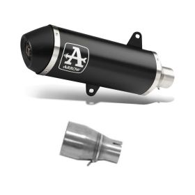 ARROW Urban Dark Aluminium Slip-On Rennschalldämpfer mit Kymco X-Town 300 Anschluss