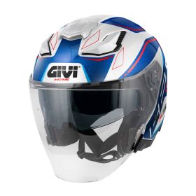 GIVI X31 Impact Jethelm Urban weiß blau rot
