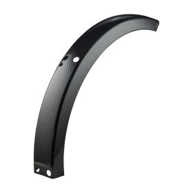 Garde-boue arrière en acier inoxydable look carbone pour PIAGGIO Ciao P/Ciao PX 50