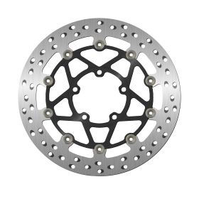 Disco freno anteriore NG racing destro/sinistro 5 fori da 10,25mm per TRIUMPH