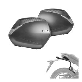 SHAD SH36 Cases kit carbon look 3P for HONDA CB 400/500 X / NX 500