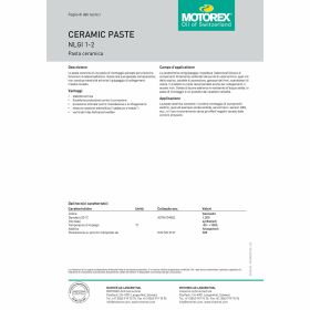Tubo MOTOREX CERAMIC PASTE 100 g