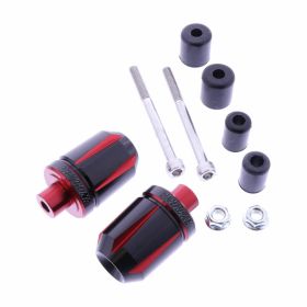 DAYTONA Handlebar Weights Black/Red 14-19 mm