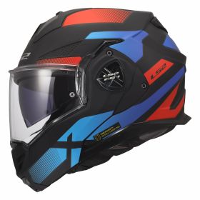 Casco modulare LS2 FF901 ADVANT X NOVA nero rosso blu