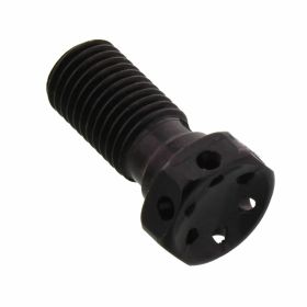 Bullone banjo JMT singolo M10x1.25 alluminio racing nero