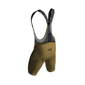 Salopette MTB LEATT Endurance 6.0 marrone design anatomico 3D UPF 50