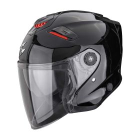 Casco jet urbano Scorpion EXO-GT JET Solid nero metallizzato