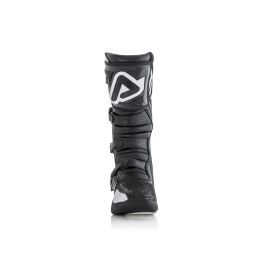 ACERBIS X-Team Motorradstiefel Schwarz/Weiß Genehmigt 4 Hakenverschluss