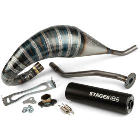 STAGE6 R/T komplette Auspuffanlage 70-80 hoch schwarz Ende