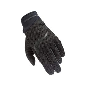Gants d'été TUCANO URBANO avec paume en suède synthétique MIKY noir en mesh
