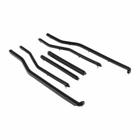 Kit 6 listelli pedana PREMIUM QUALITAT nero per Lambretta 125 LI