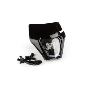 Str8 LED-Scheinwerfer Exc Schwarz für KTM