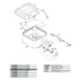 KAPPA Top Case Abdeckung für KVG420A