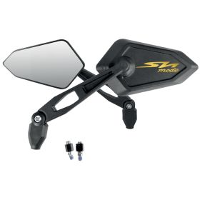Logo HONDA SH MODE 125 Noir de Rue avec Paire d'Or