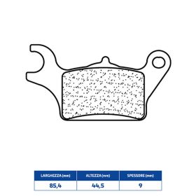 CL BRAKES 3107MSC Bremsbelagsatz gesinterte Verbindung