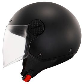 Casco Jet LS2 OF558 SPHERE LUX II Solid Nero Opaco