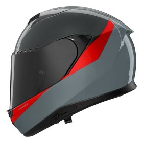 Casque intégral Nolan X-904 UC PEINTURE SPÉCIALE 344 Gris carbone Rouge