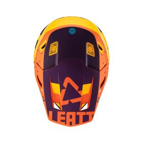 LEATT motorcycle helmet visor orange/indigo for helmet 7.5 V23