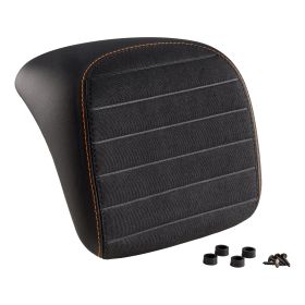 Dosseret noir Piaggio avec couture rouge pour top case Piaggio FMS