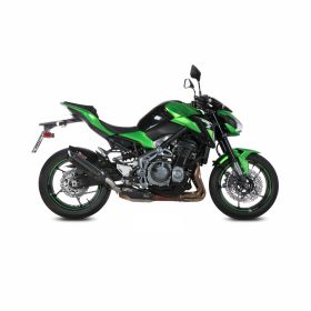 MIVV Schwarzer Slip-on Auspuff Genehmigter Klang für KAWASAKI z900 a2 2025