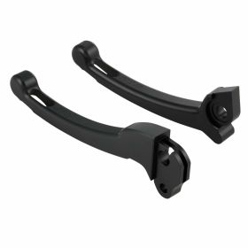 Ensemble de leviers d'embrayage/frein en aluminium noir mat SIP CNC 2 pièces