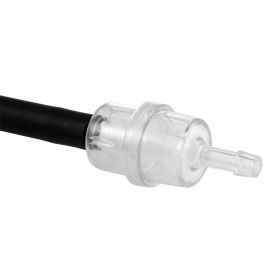 Tuyau de carburant noir P2R D.6x9mm avec filtre 1 mètre