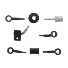 JMP 3 Stahlbremsleitungen HBF-7015-V-MBK Schwarz für Suzuki GSX-R 1000