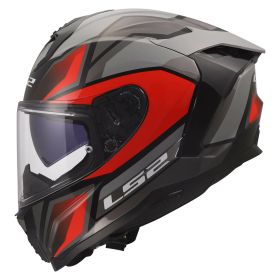 Casco integrale LS2 FF817 CHALLENGER II VIPER grigio rosso
