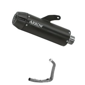 ARROW Jet Race Nichrom Slip-On Rennsportauspuff Vergaserstopfen Sammler für Yamaha MT-07