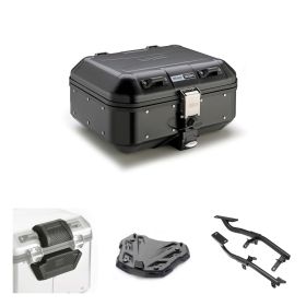 GIVI TREKKER DOLOMITI Black 30L Top Case Kit for HONDA CB HORNET