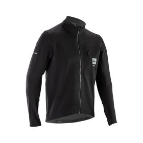 LEATT Thermaflow 4.0 Thermojacke für MTB winddicht schwarz mit 5 Taschen und Isolierung