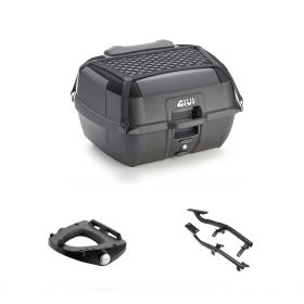 GIVI B45B+ Black 45L Top Case Kit for ROYAL ENFIELD
